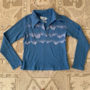 XXS - Blue Clouds Big Bud Press Fisherman’s Polo
